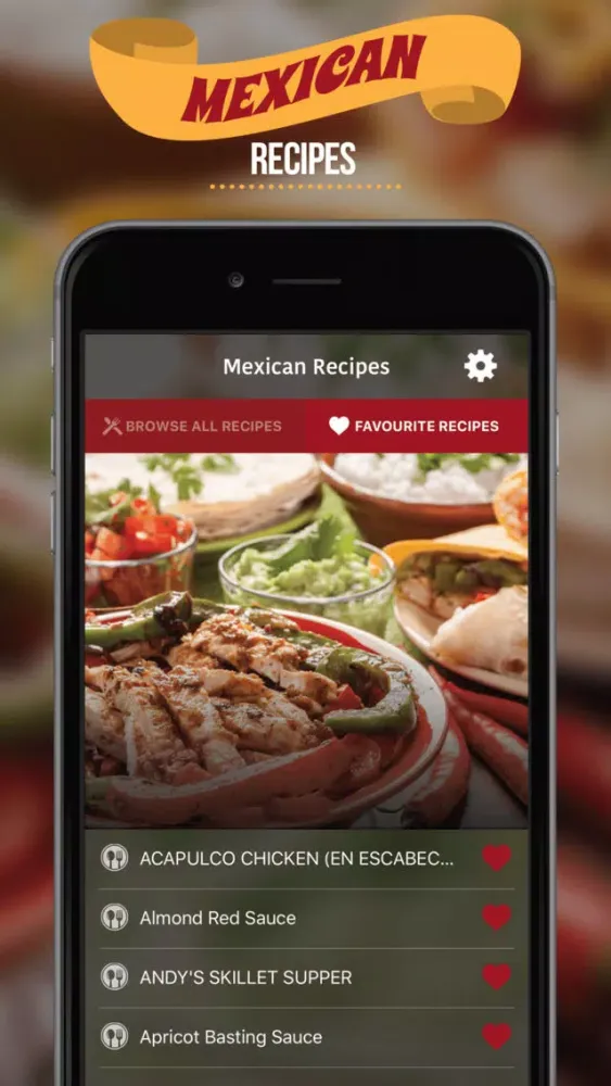Screenshot di Mexican Recipes **