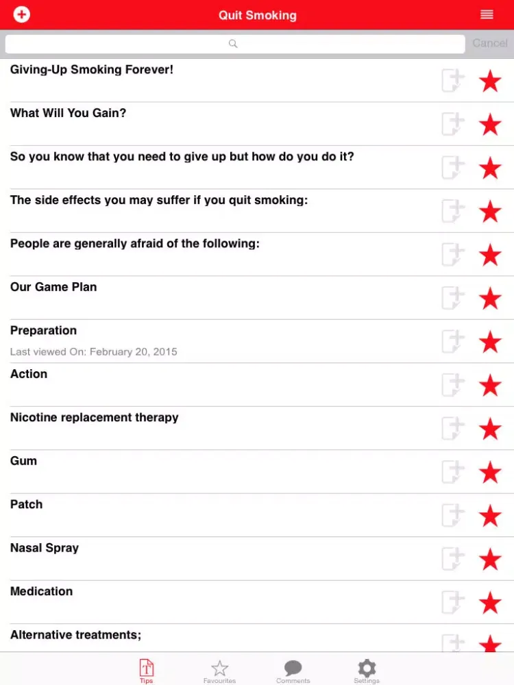 Quit Smoking Secrets iPad 应用截图