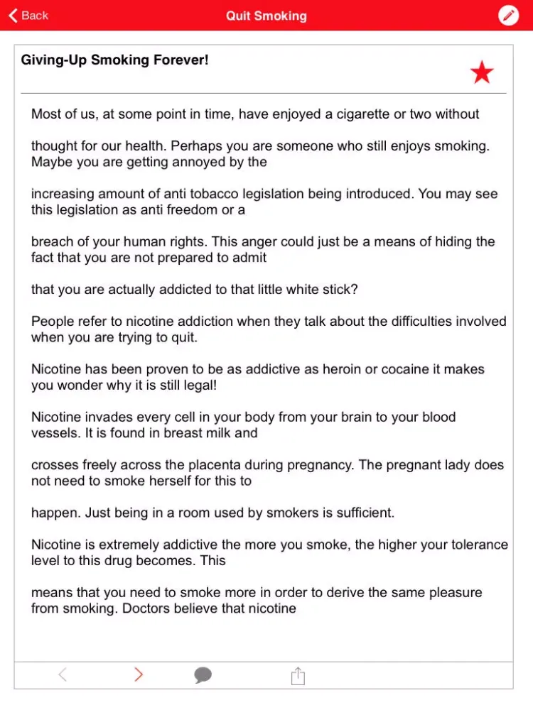 Quit Smoking Secrets iPad 应用截图