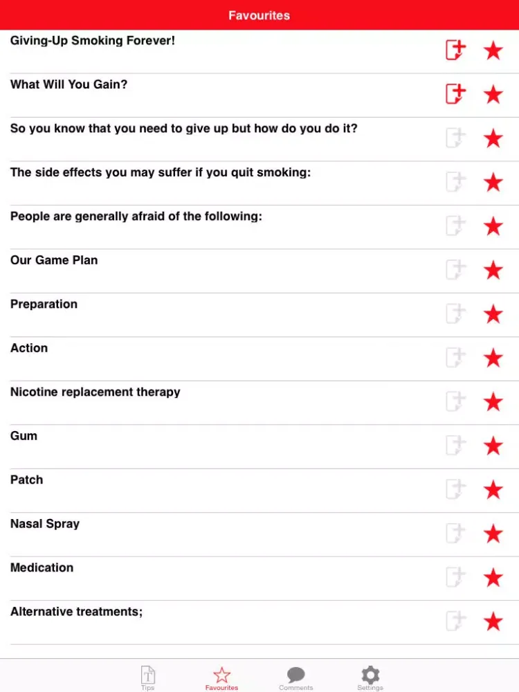Quit Smoking Secrets iPad 应用截图