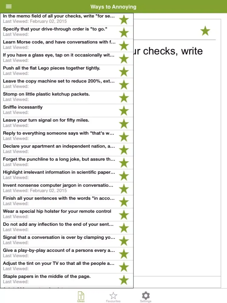 Capturas de tela do 500+ Ways to Annoying iPad 