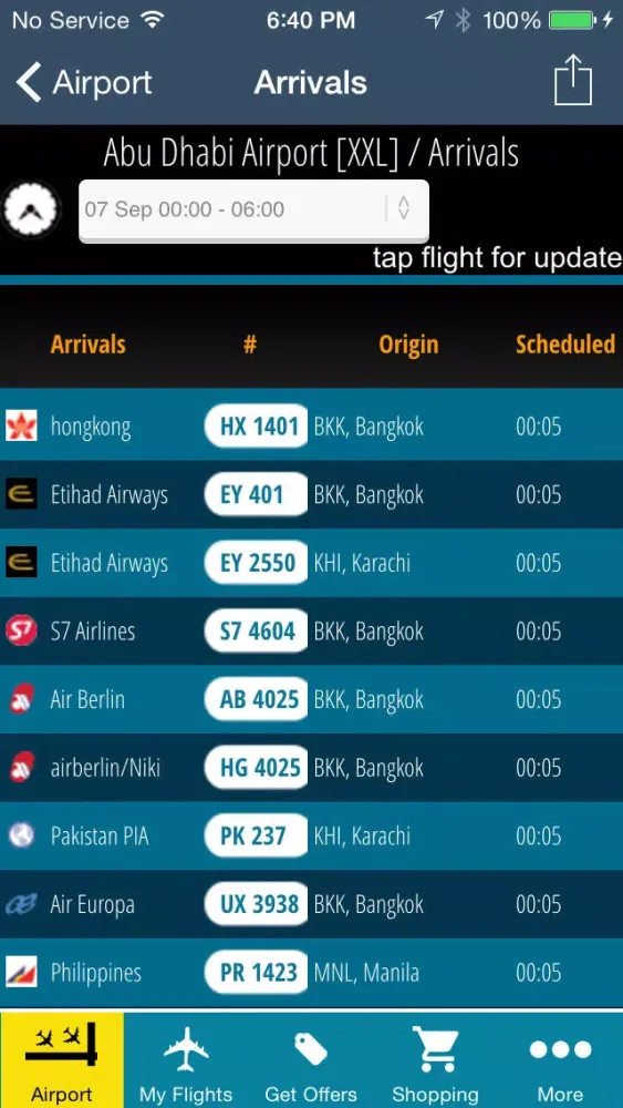 Abu Dhabi Airport Pro (AUH) Flight Tracker radar 스크린샷
