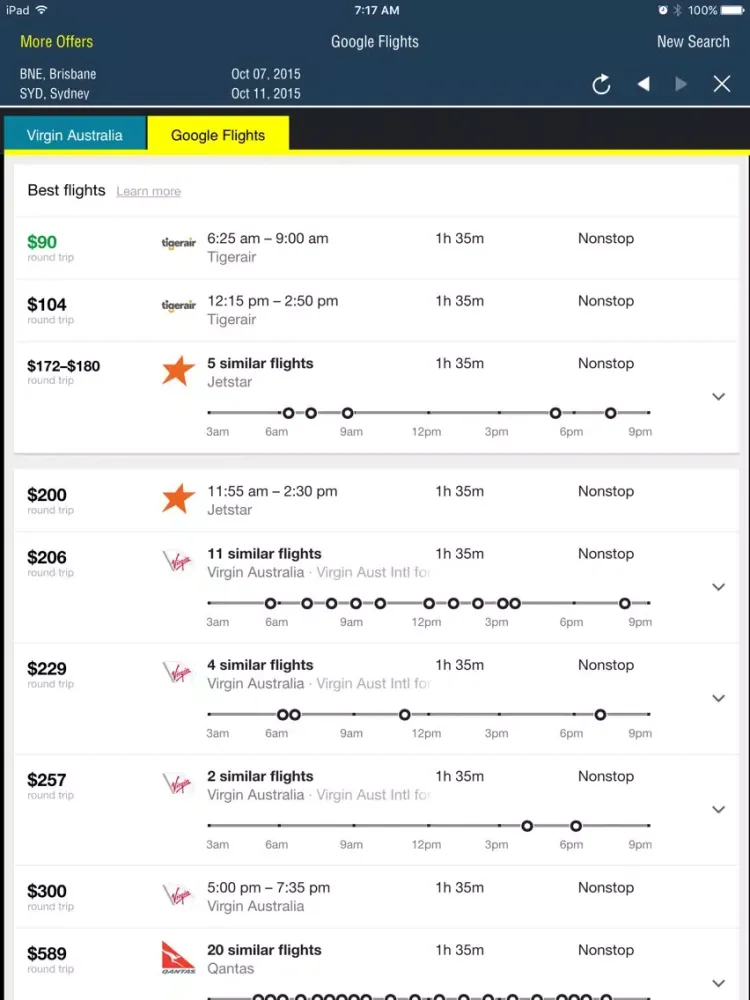 Brisbane Airport Pro (BNE) Flight Tracker - all Australian airports iPad  スクリーンショット