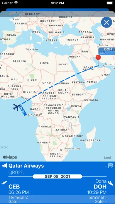 Doha Airport Info DOH + Radar স্ক্রিনশট