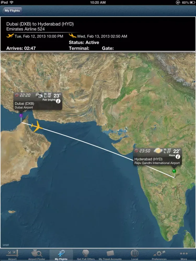 Capturas de pantalla de Dubai Airport Pro (DXB) Flight Tracker Radar United Arab Emirates iPad 