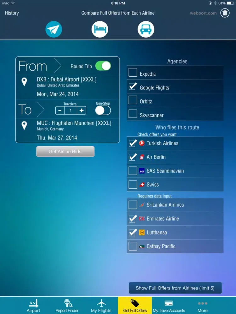 Capturas de pantalla de Dubai Airport Pro (DXB) Flight Tracker Radar United Arab Emirates iPad 