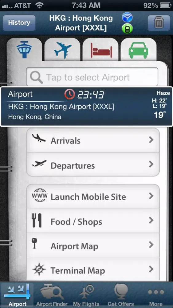 Скриншоты Hong Kong Airport + Flight Tracker Premium