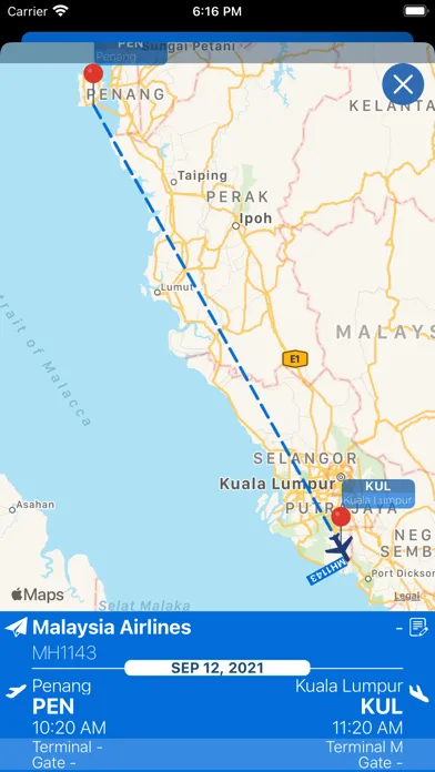 Capturas de pantalla de Kuala Lumpur KUL Airport Info