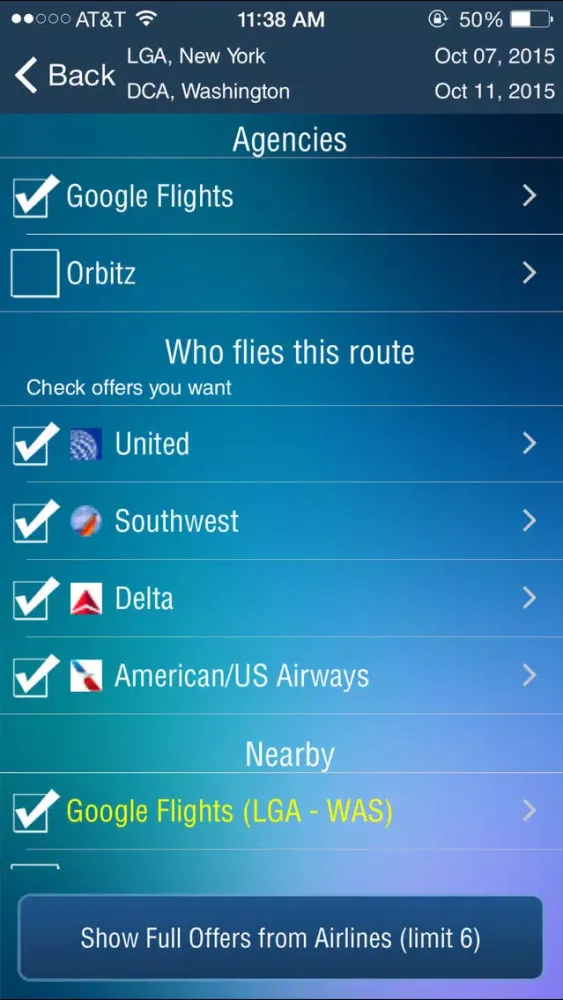 ภาพหน้าจอของ LaGuardia Airport (LGA) + Flight Tracker New York City