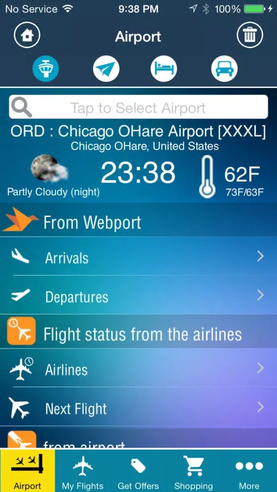 Chicago O'Hare Airport Pro (ORD/MDW) Flight Tracker Radar應用截圖