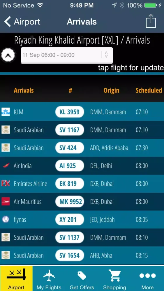 Скриншоты Riyadh King Kahlid Airport Pro (RUH) Flight Tracker Premium Saudi Arabian air radar airlines