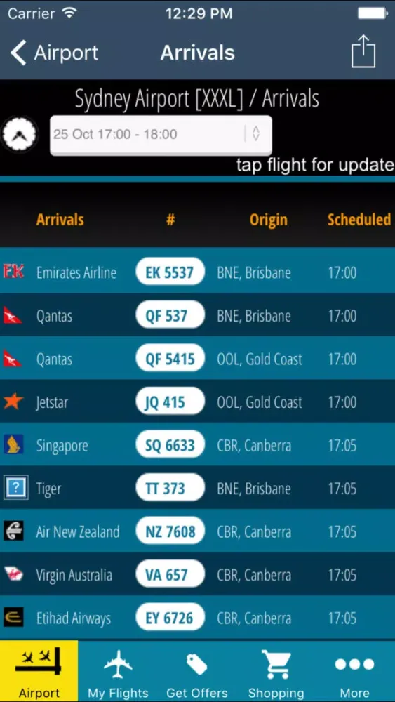 Sydney Airport Pro (SYD) + Flight Tracker スクリーンショット