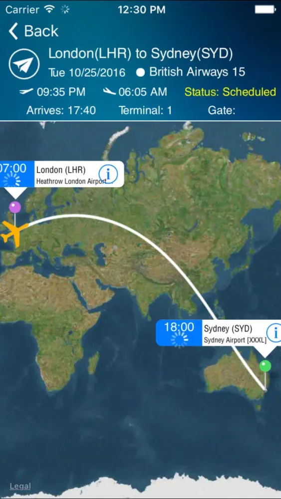Sydney Airport Pro (SYD) + Flight Tracker スクリーンショット