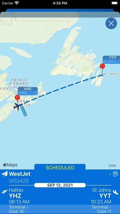 Halifax Airport Info + Radar スクリーンショット