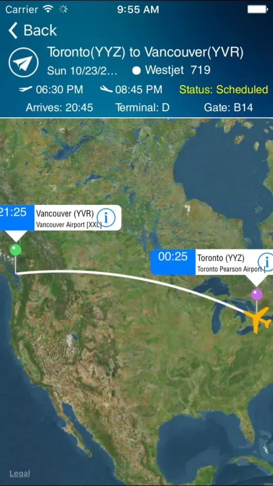 صور Vancouver Airport + Flight Tracker