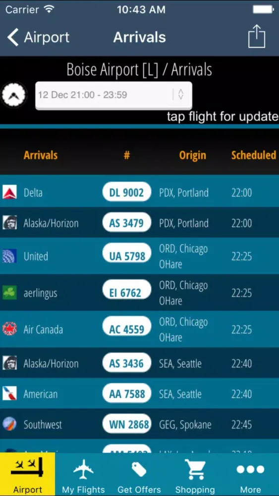 Air Travel - Flight Tracker (all airports) Radar Screenshots