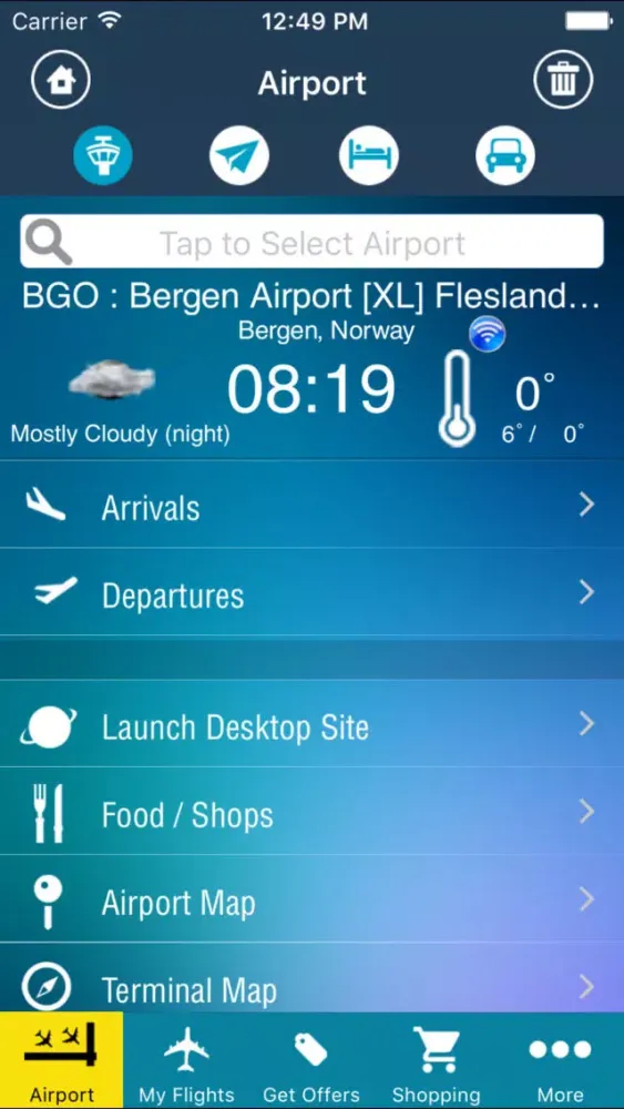 Zrzuty ekranu Bergen Airport Pro (BGO) + Flight Tracker