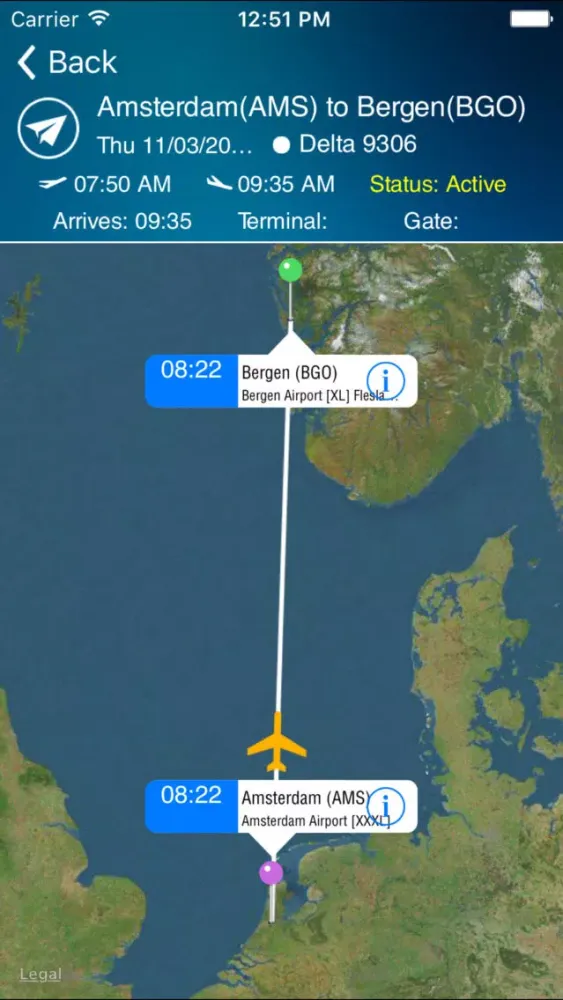 Zrzuty ekranu Bergen Airport Pro (BGO) + Flight Tracker