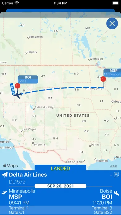تصاویر Boise Airport (BOI) + Radar