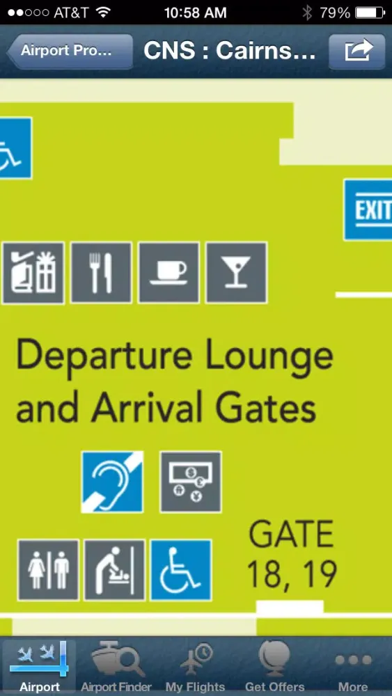 Cairns Flight Info + Tracker Screenshots