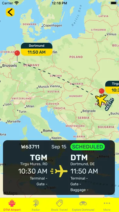 Dortmund Airport (DTM) + Radar Ekran Görüntüleri