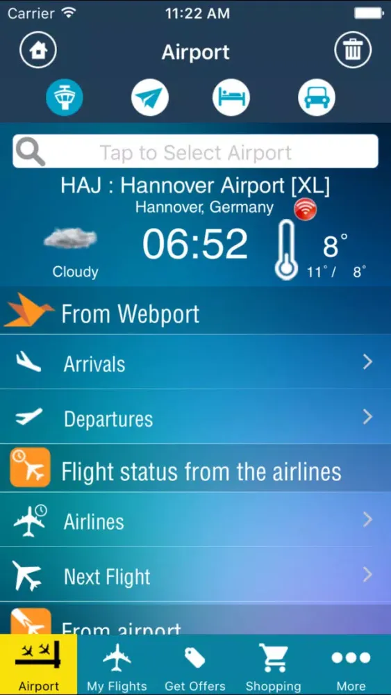 Hannover Airport Pro (HAJ)+ Flight Tracker Screenshots