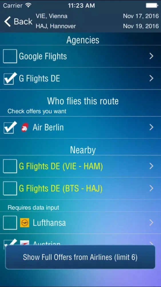 Hannover Airport Pro (HAJ)+ Flight Tracker Screenshots
