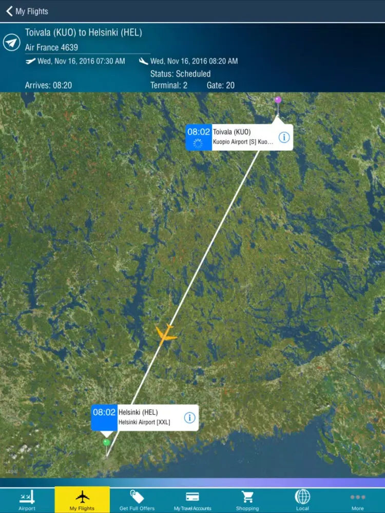 Helsinki Vantaan Airport Pro (HEL)+ Flight Tracker iPad  Ekran Görüntüleri