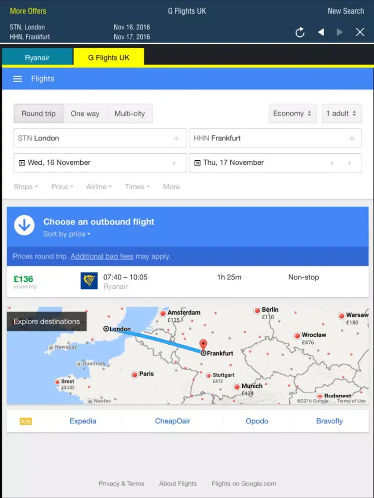 Frankfurt Hahn Airport Pro (HHN) + Flight Tracker iPad  スクリーンショット