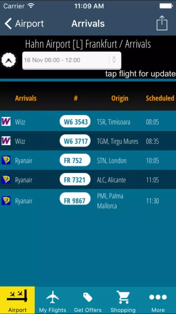 Frankfurt Hahn Airport Pro (HHN) + Flight Tracker スクリーンショット
