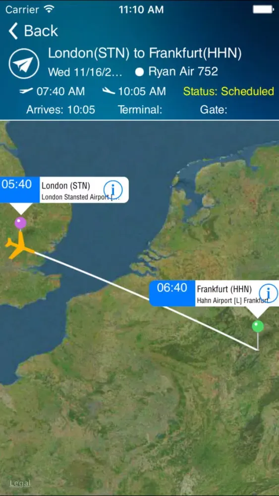 Frankfurt Hahn Airport Pro (HHN) + Flight Tracker スクリーンショット