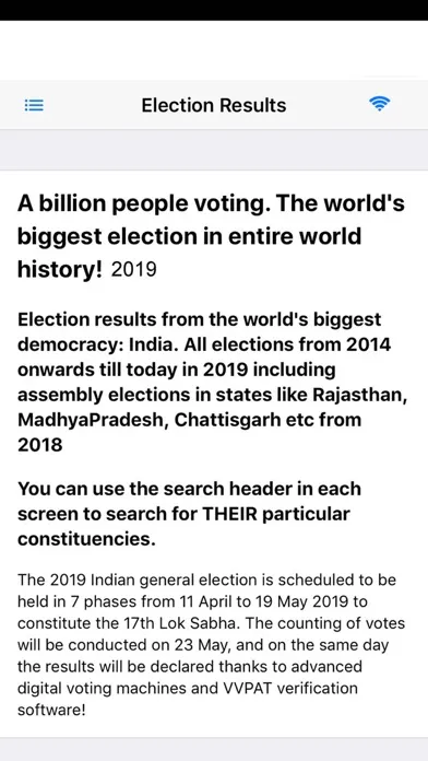 Election Results Vote应用截图