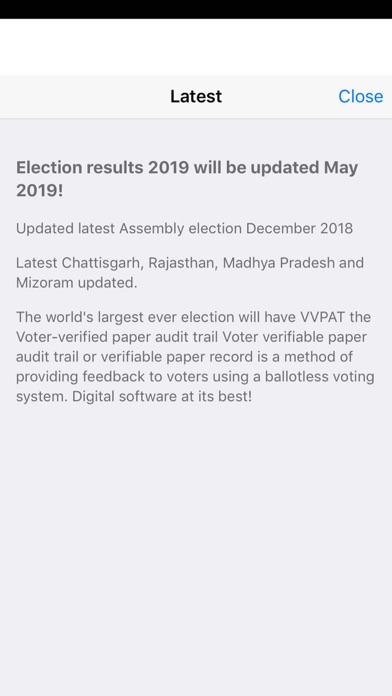 Election Results Vote スクリーンショット