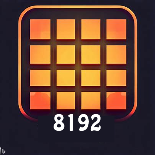 Grid numbers puzzle 2048 -8192