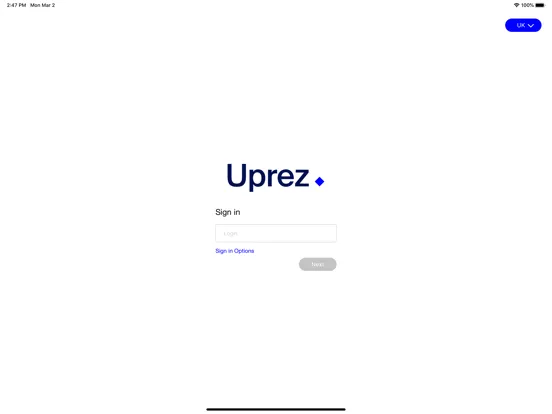 Uprez iPad  스크린샷