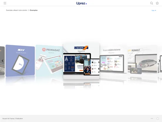 Uprez iPad  스크린샷