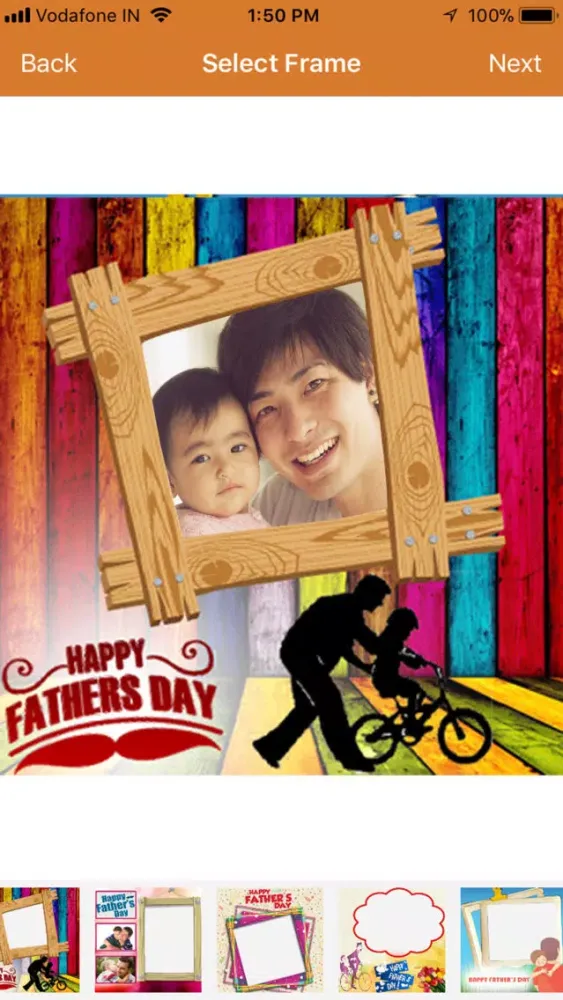 ภาพหน้าจอของ Happy Father's Day Frames 2018