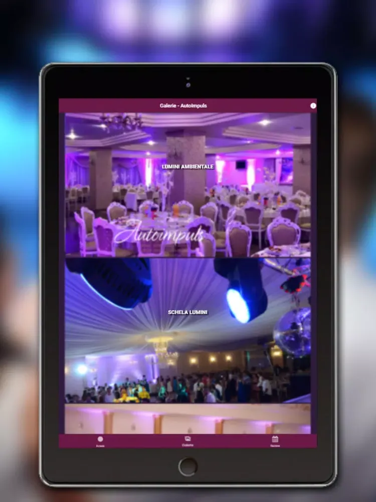 Скриншоты Autoimpuls muzica lumini nunta iPad 