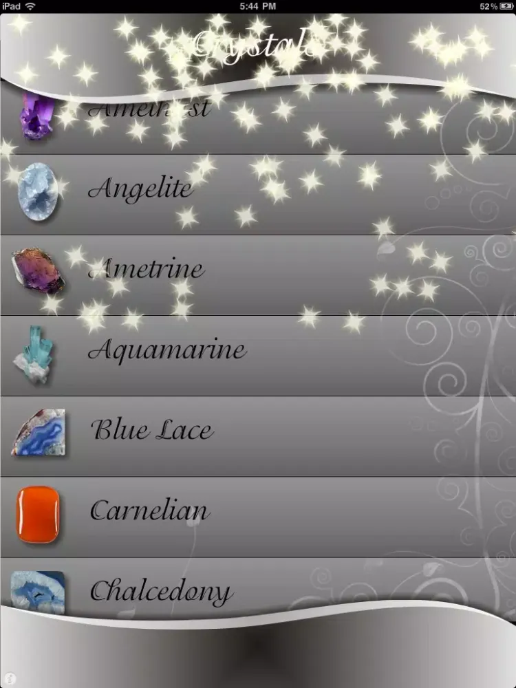Crystals Inspire Lite iPad  Screenshots