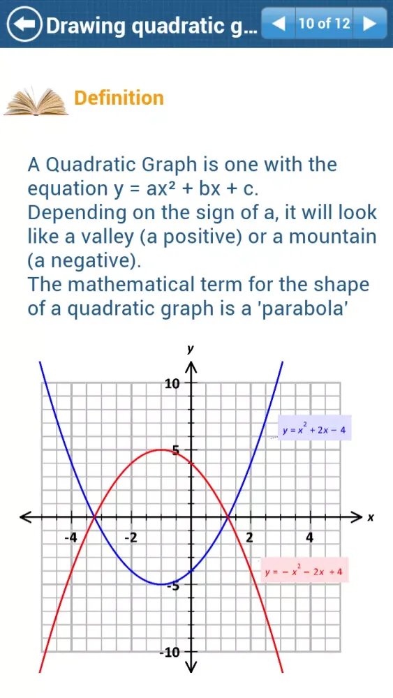 Zrzuty ekranu GCSE Maths