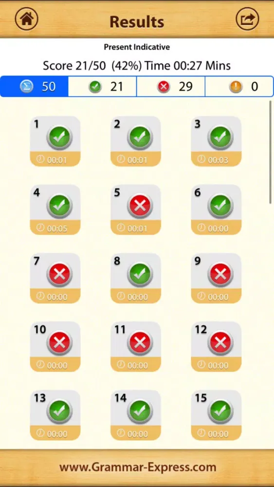 Zrzuty ekranu Spanish Grammar for English Speakers Lite