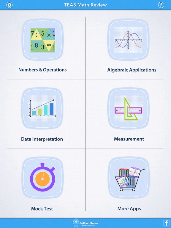 Captures d'écran de TEAS Math Review Lite iPad 