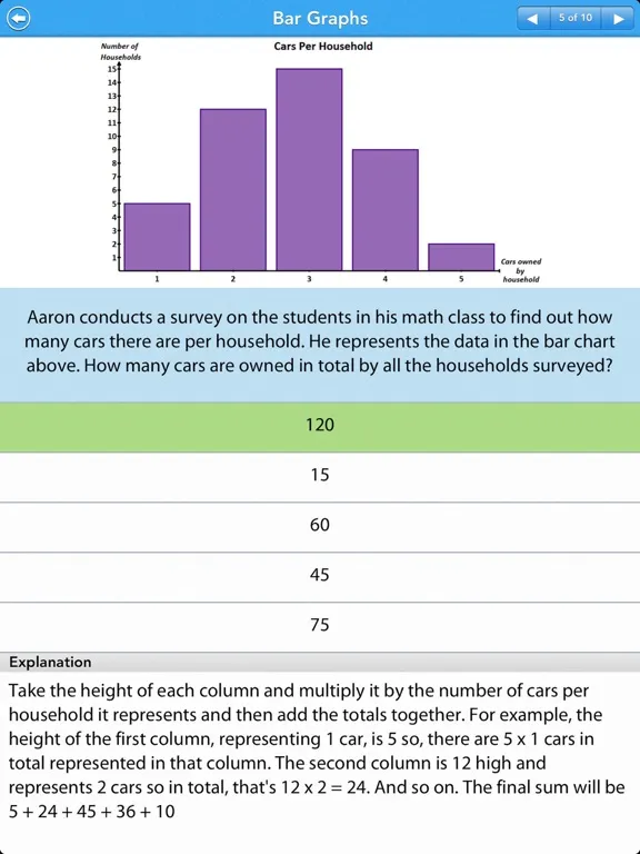 ภาพหน้าจอของ TEAS Math Review Lite iPad 
