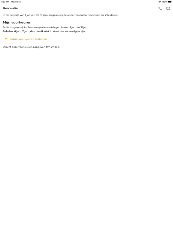 Noom Communicatie iPad  스크린샷