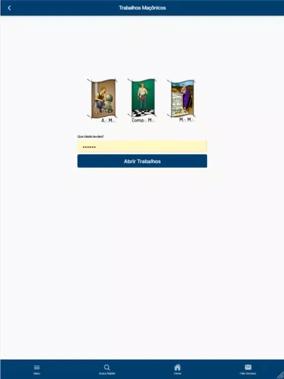 ภาพหน้าจอของ Agenda Maçônica Brasil iPad 