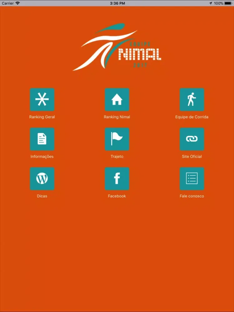 Corrida Nimal Tecnologia iPad 스크린샷