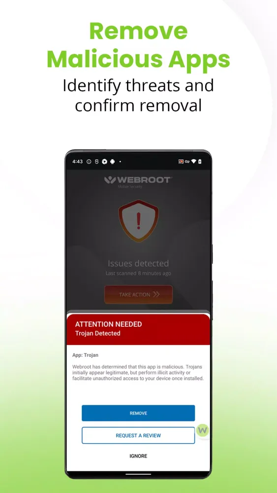 Webroot® Mobile Security Screenshots