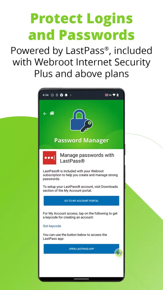 Webroot® Mobile Security Screenshots