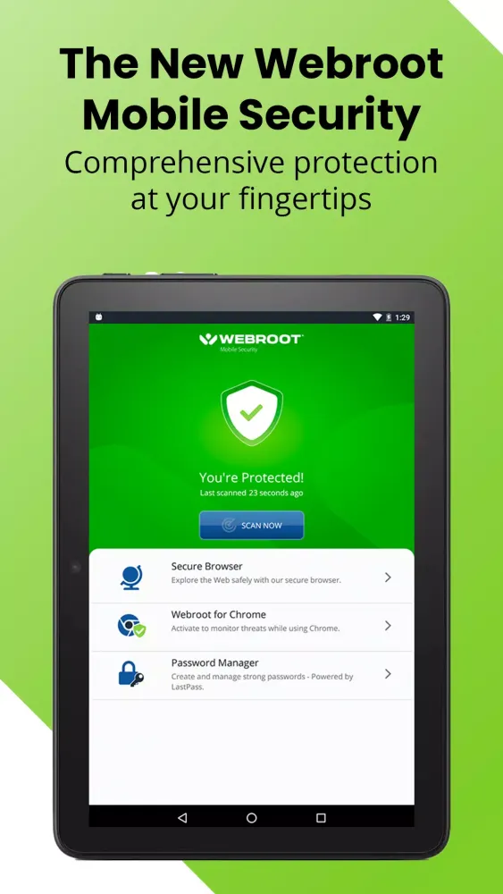 Webroot® Mobile Security Screenshots