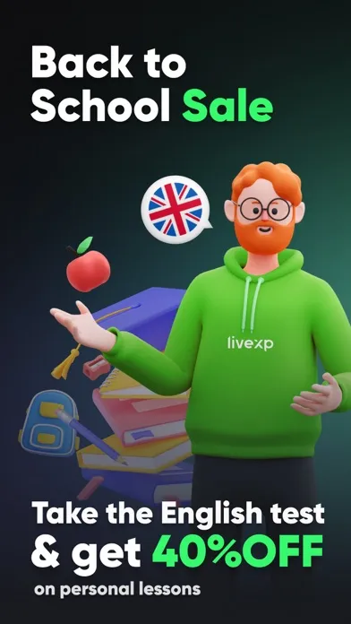 Capturas de tela do LiveXP: Learn a new language